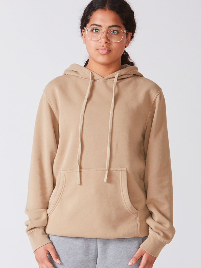 Unisex Midweight Pigment Dyed Hooded Pullover Thumbnail