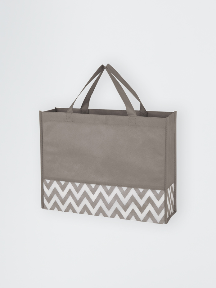 Zigzag Non-Woven Tote Bag Thumbnail