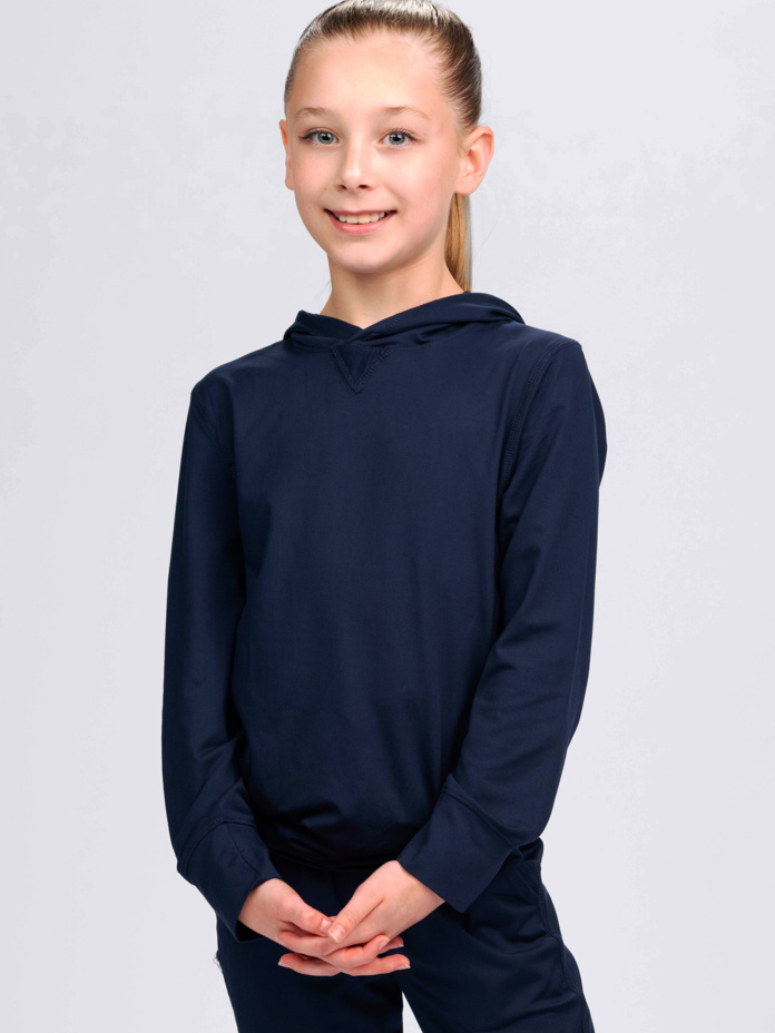 Youth Unisex Lightweight Soft-Knit Hoodie Thumbnail