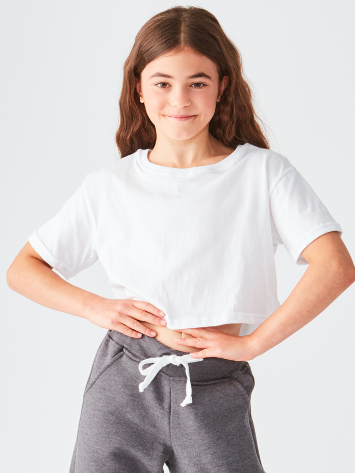 Studio Essentials Girls Crop T-Shirt Thumbnail