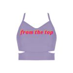 Ladies Cutout Detail Crop Top Thumbnail