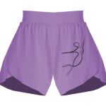 Girls Flowy Overlay Shorts Thumbnail