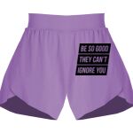 Girls Flowy Overlay Shorts Thumbnail