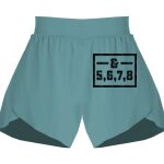 Ladies Flowy Overlay Shorts Thumbnail