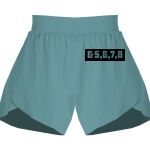 Ladies Flowy Overlay Shorts Thumbnail