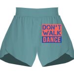 Ladies Flowy Overlay Shorts Thumbnail