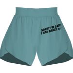 Ladies Flowy Overlay Shorts Thumbnail