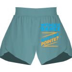 Ladies Flowy Overlay Shorts Thumbnail