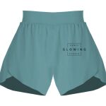 Ladies Flowy Overlay Shorts Thumbnail