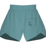 Ladies Flowy Overlay Shorts Thumbnail