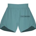 Ladies Flowy Overlay Shorts Thumbnail