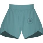 Ladies Flowy Overlay Shorts Thumbnail